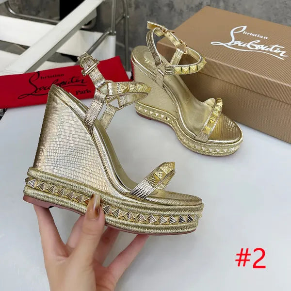 J4A42Z Popular leather High heels 12cm heel