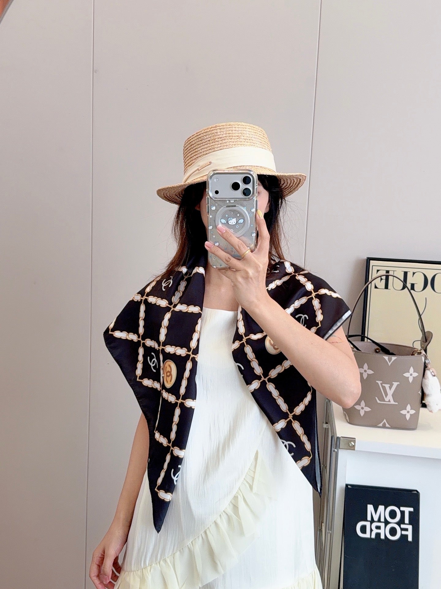 136NC7W Popular Silk Scarve