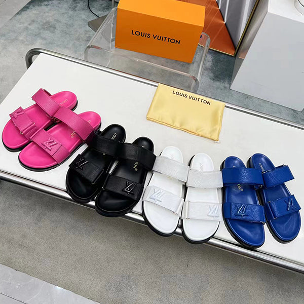 Z2X66B54 Popular high-quality leather slippers