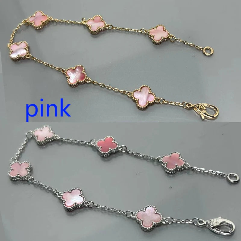 5XVA183K  Popular bracelets 6 flowers mini size 0.9cm flower