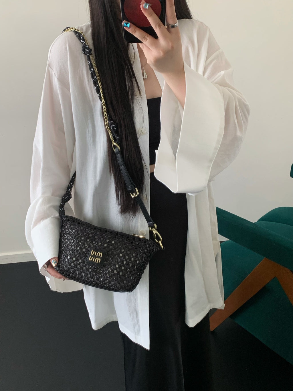 136PA51B Popular woven bag
