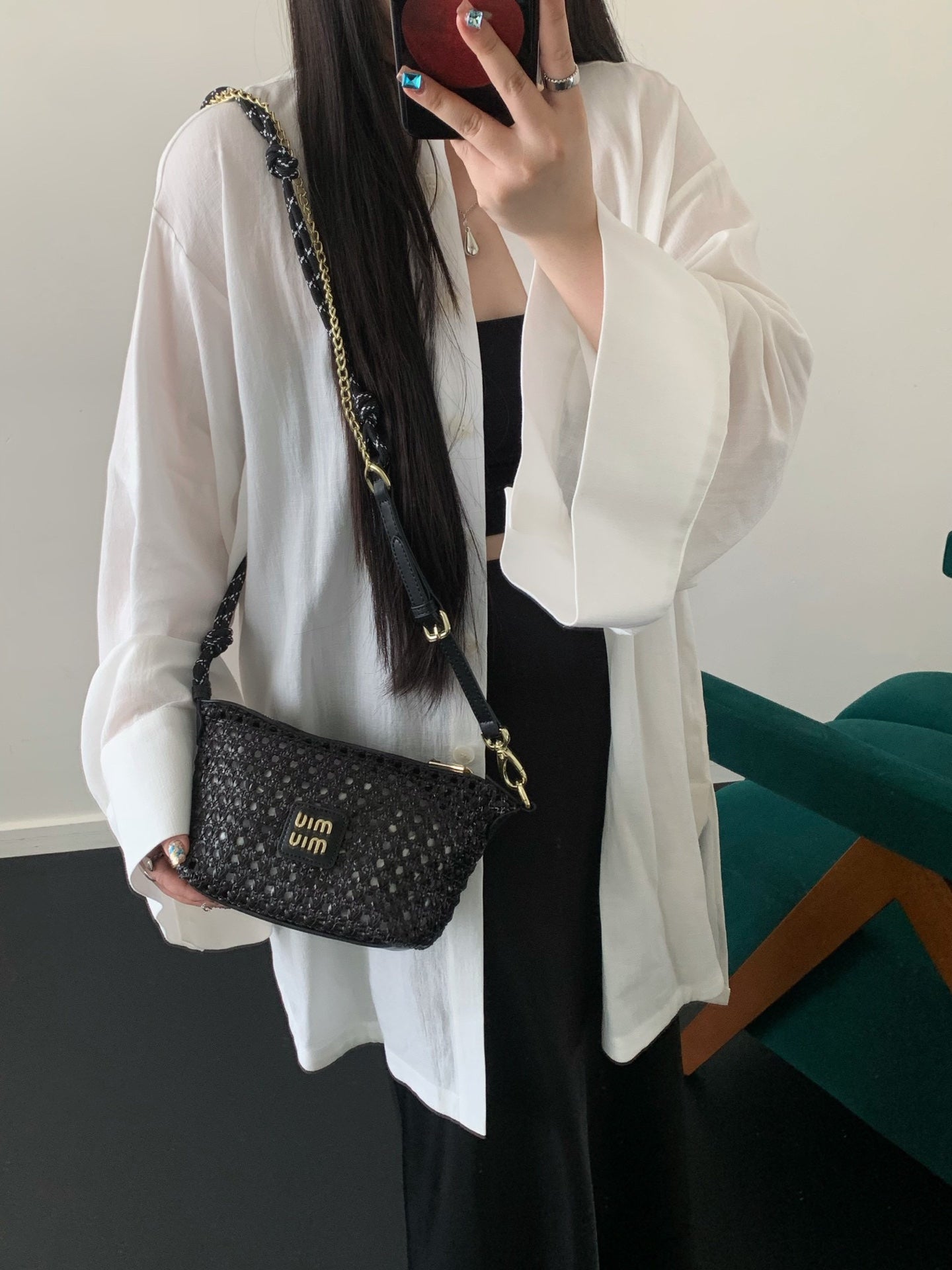136PA51B Popular woven bag