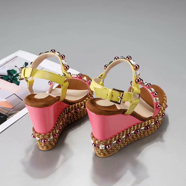 J4A62Z Popular leather High heels 12cm heel