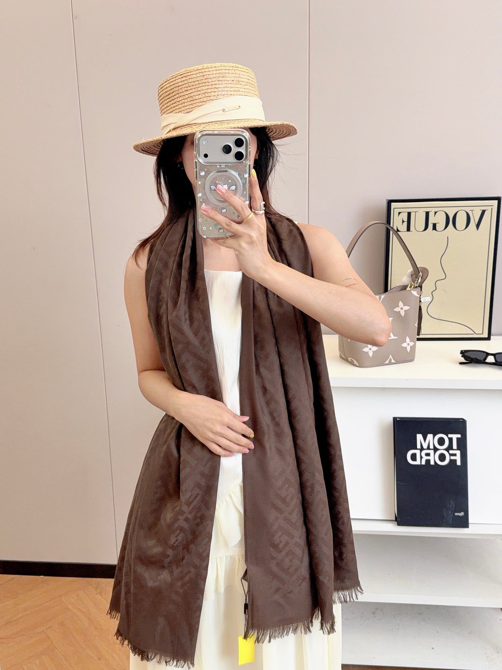 136NF16W Popular Silk Scarve