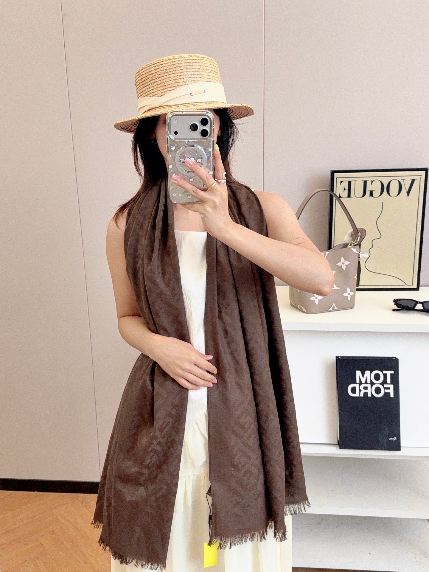 136NF16W Popular Silk Scarve