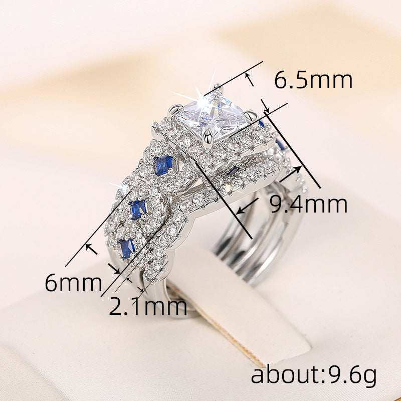 P5QA44J  Popular Moissanite Jewelry Wedding Diamond Ring