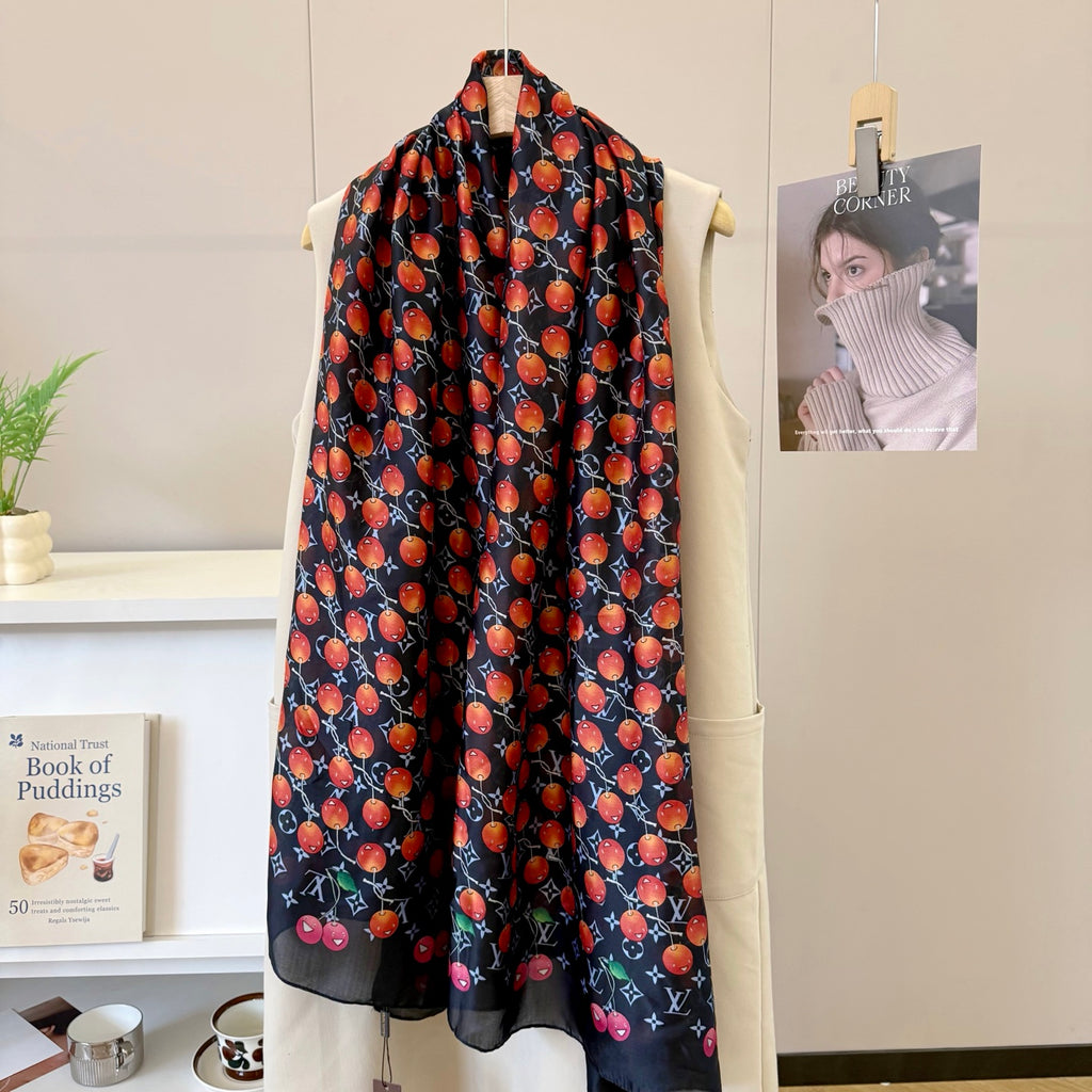135ZE199W  Popular Silk Scarve