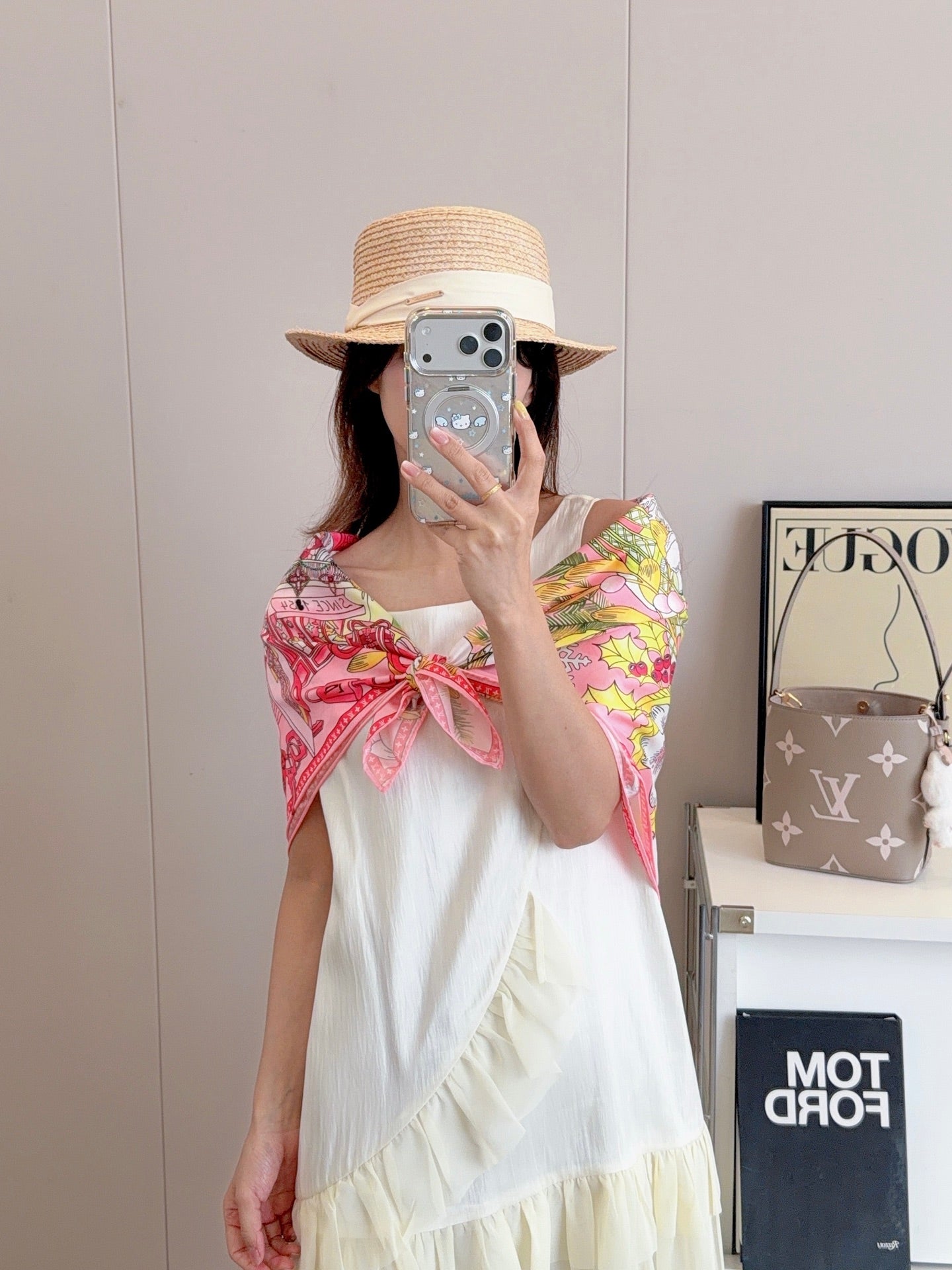136NE6W Popular Silk Scarve