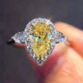 P5QA40J  Popular Moissanite Jewelry Wedding Diamond Ring