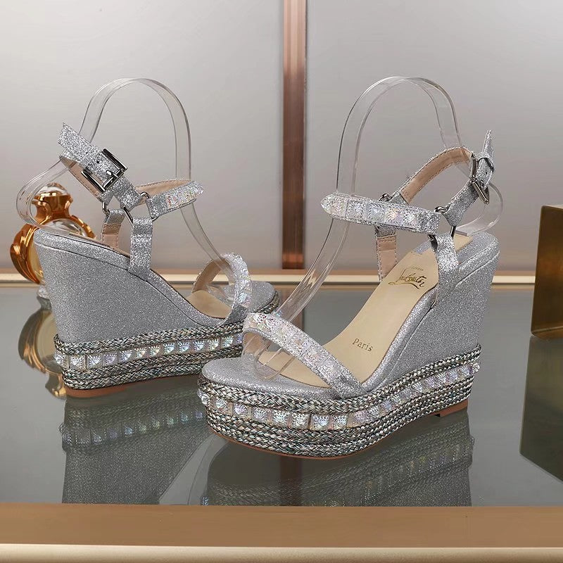 J4A50Z Popular leather High heels 12cm heel