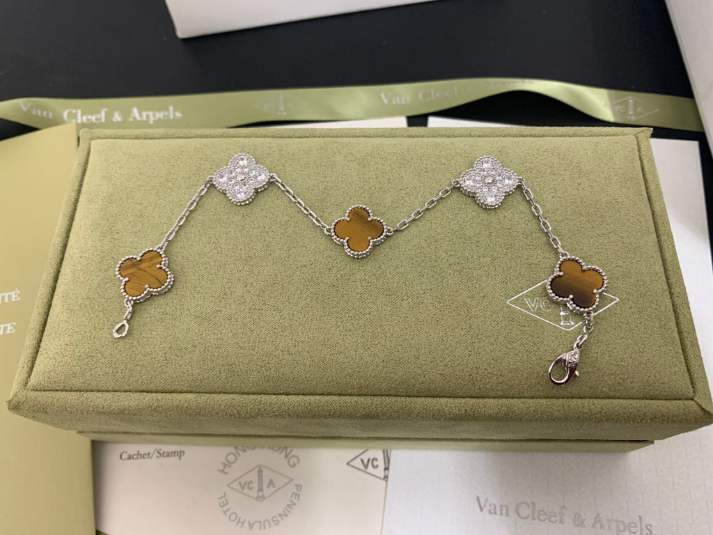 5XVA179K  Popular bracelets 5 flowers normal size1.5cm flower