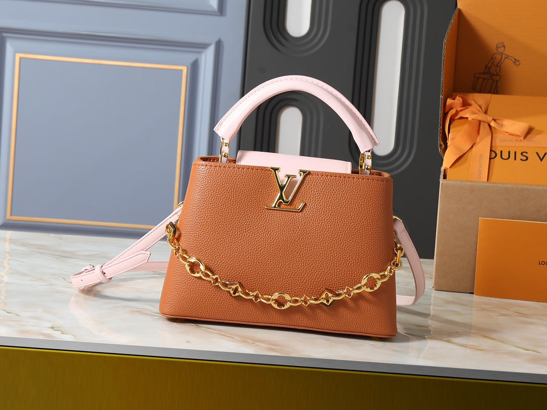 146PE46B Popular leather bag