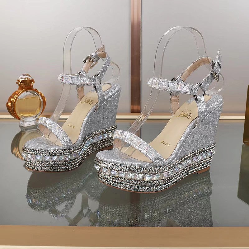 J4A50Z Popular leather High heels 12cm heel