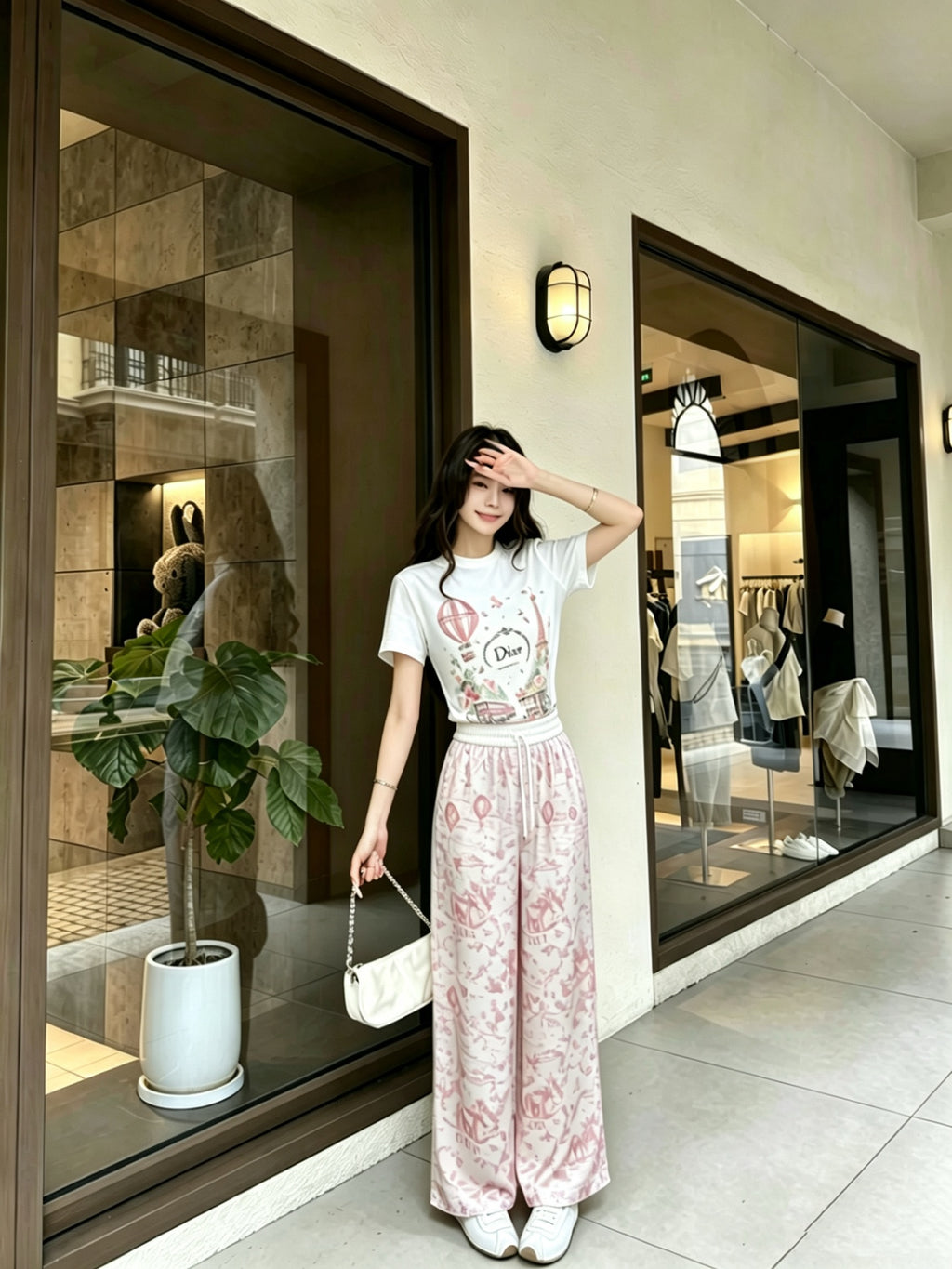 256XD8U Popular set （Pants +T-shirt）