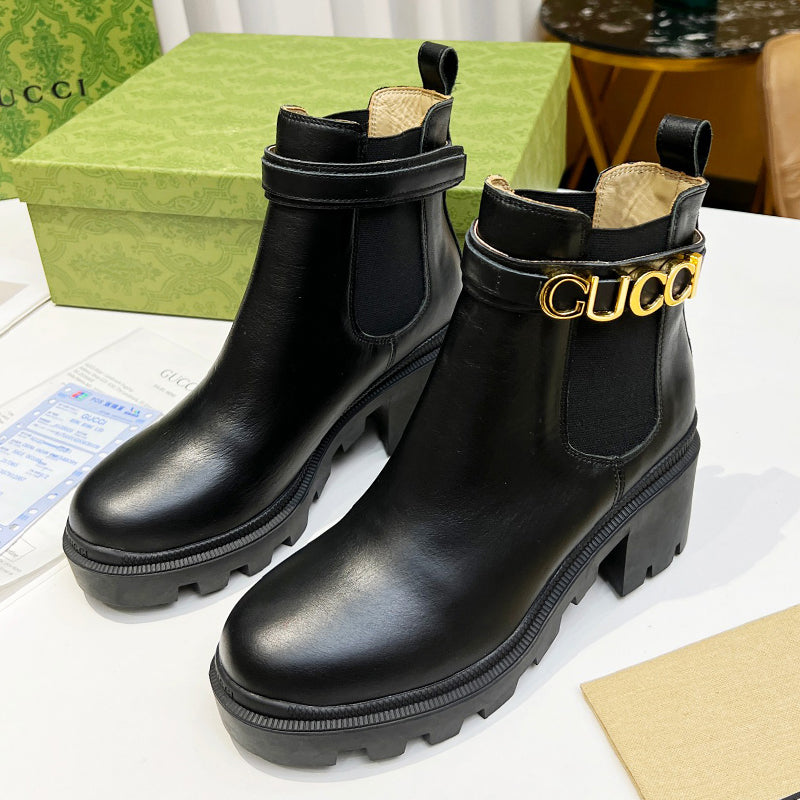 2XB197Z Popular leather boot (top layer leather lining)