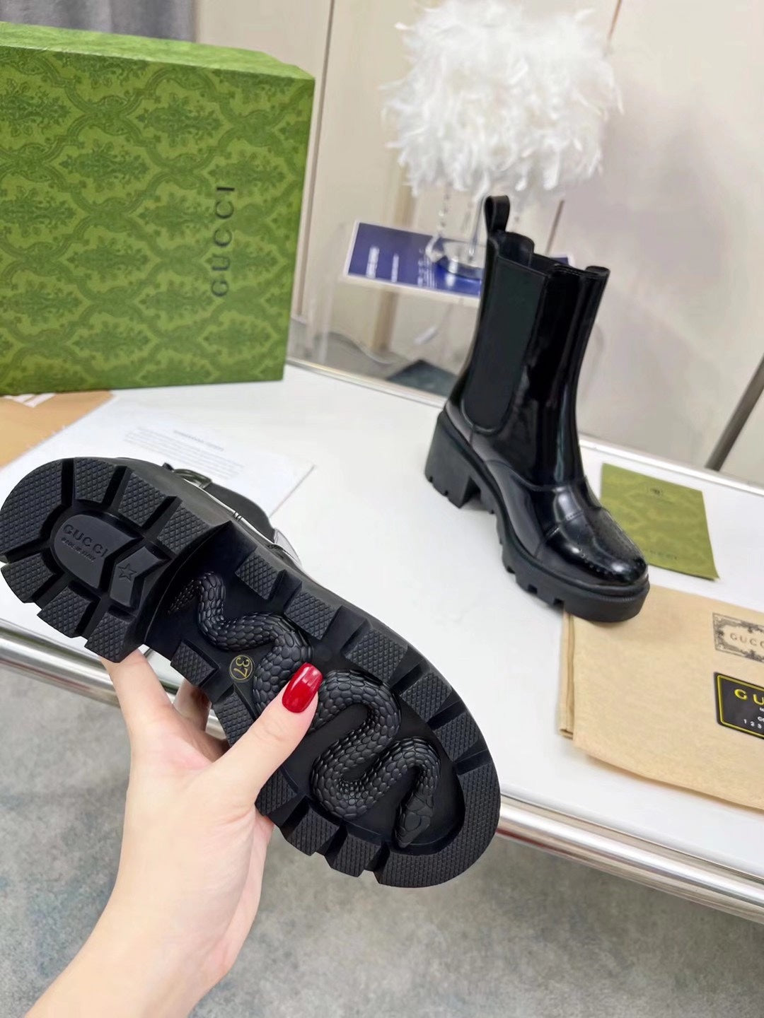 2XB198Z Popular leather boot (top layer leather lining)