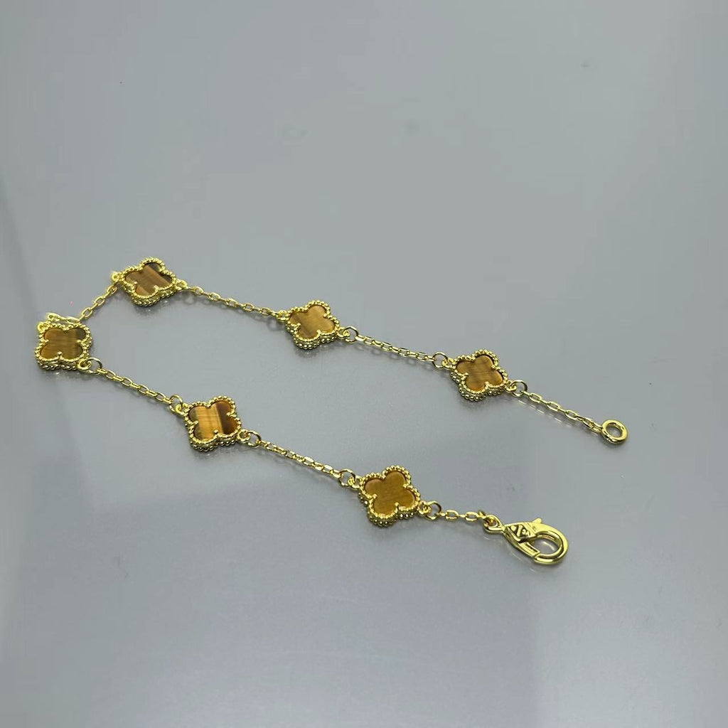 5XVA183K  Popular bracelets 6 flowers mini size 0.9cm flower