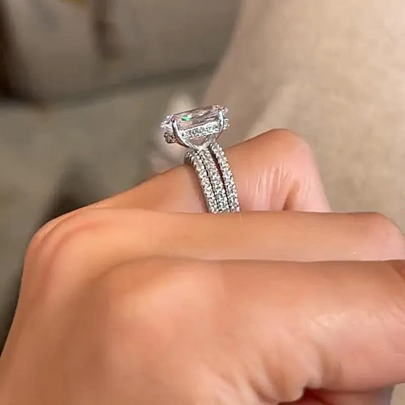 P5QA25J  Popular Moissanite Jewelry Wedding Diamond Ring