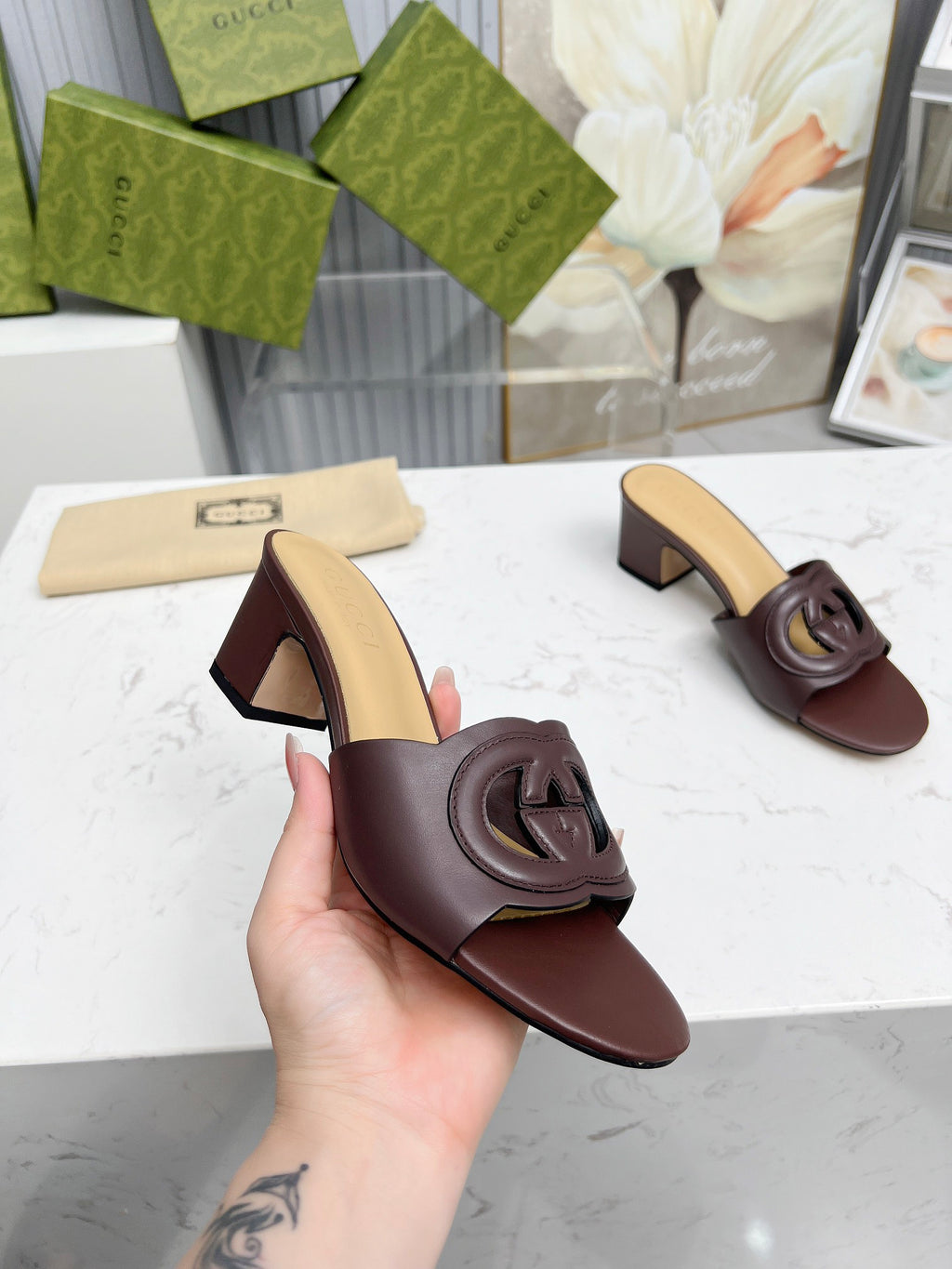 256XB32Z Popular high-quality leather Shoes 5.5cm