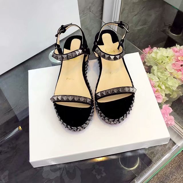 J4A59Z Popular leather High heels 6cm