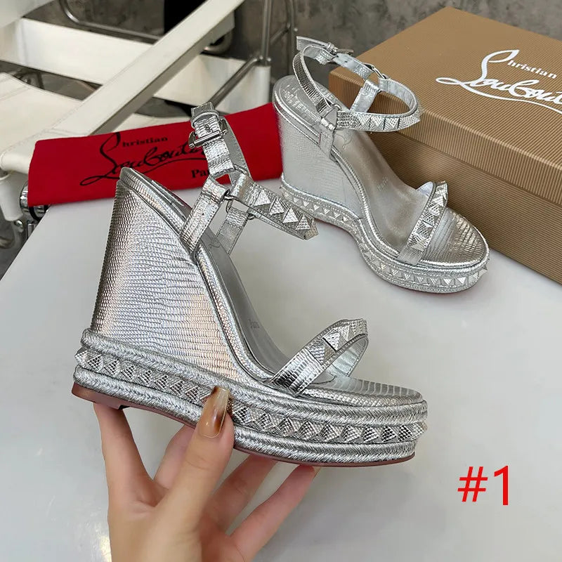 J4A42Z Popular leather High heels 12cm heel