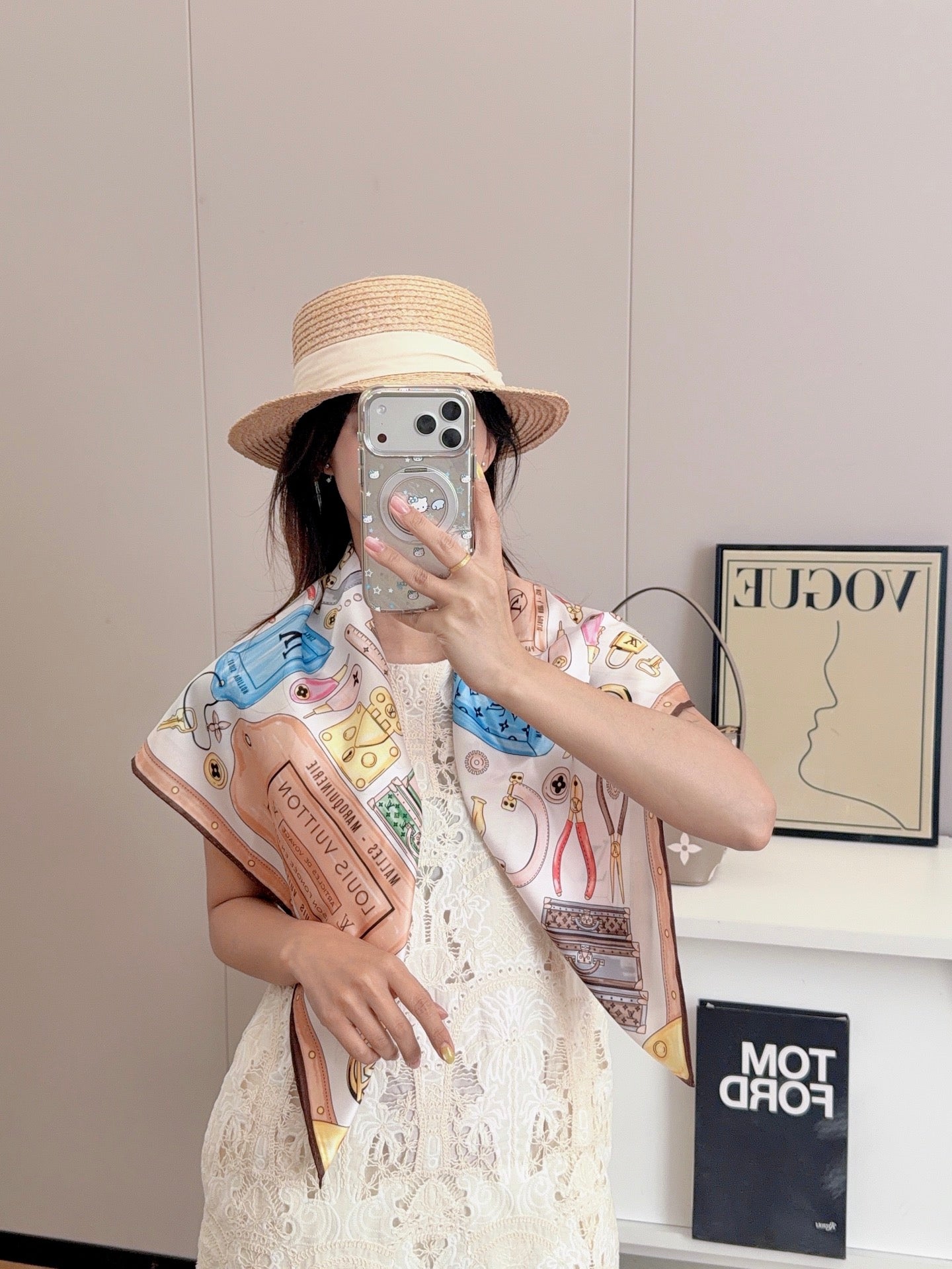 136NE18W Popular Silk Scarve
