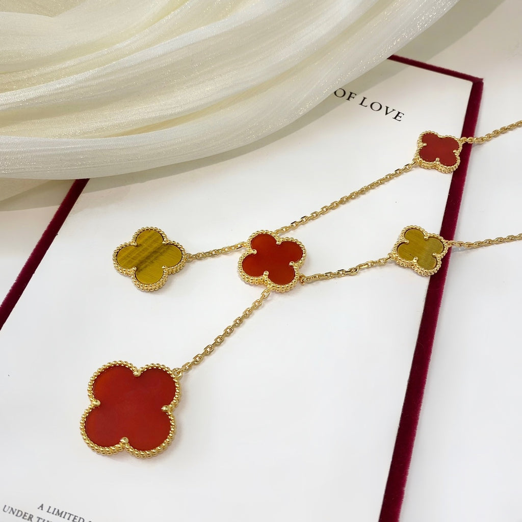 5XVA182K Popular 6 flowers necklaces