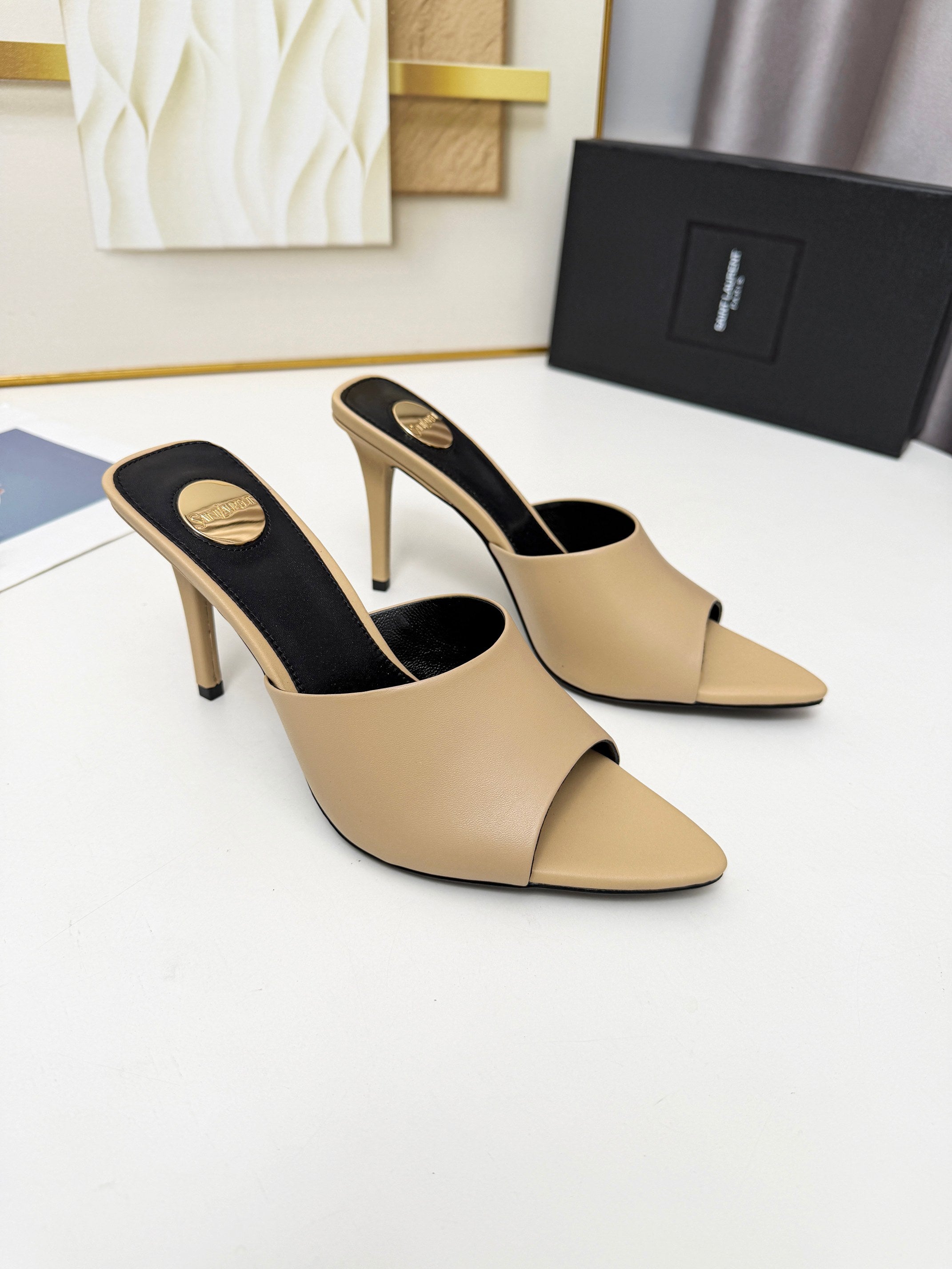 236PSL6Z Popular high-quality leather Shoes(heel-height 9cm)