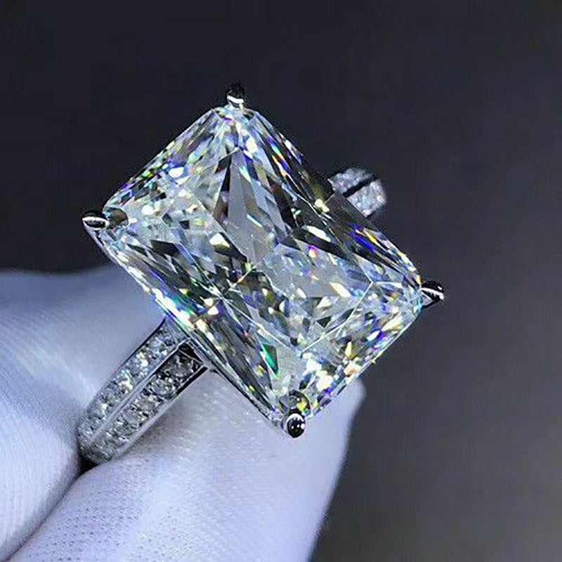 P5QA35J  Popular Moissanite Jewelry Wedding Diamond Ring