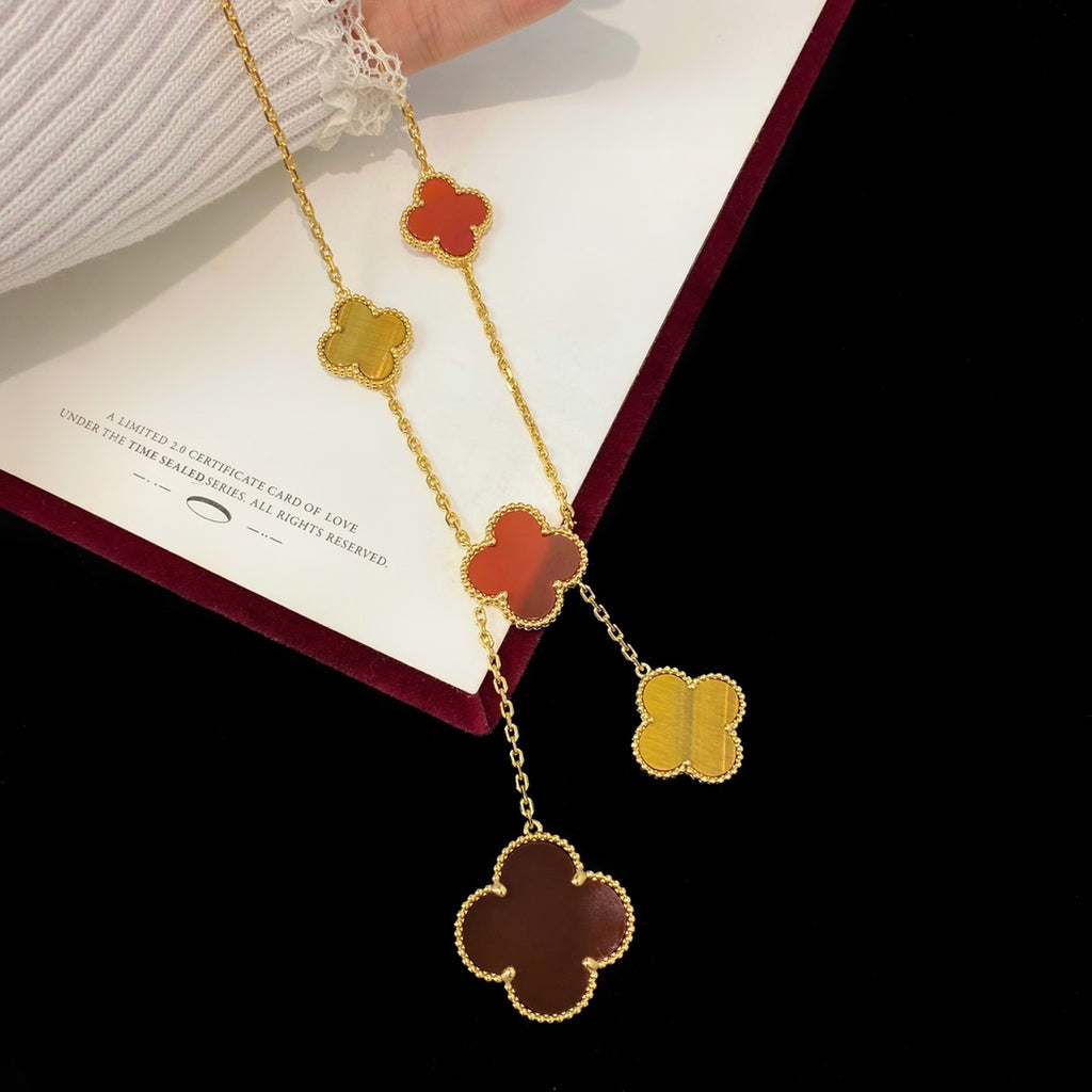 5XVA182K Popular 6 flowers necklaces