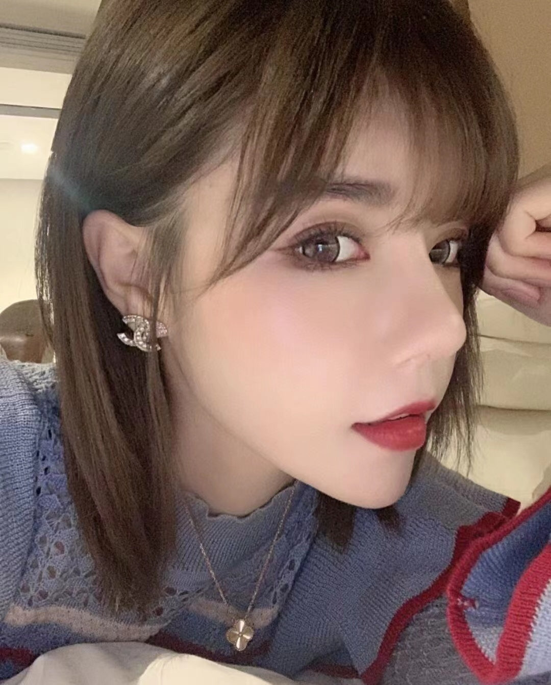 136NC34E Popular  Earrings
