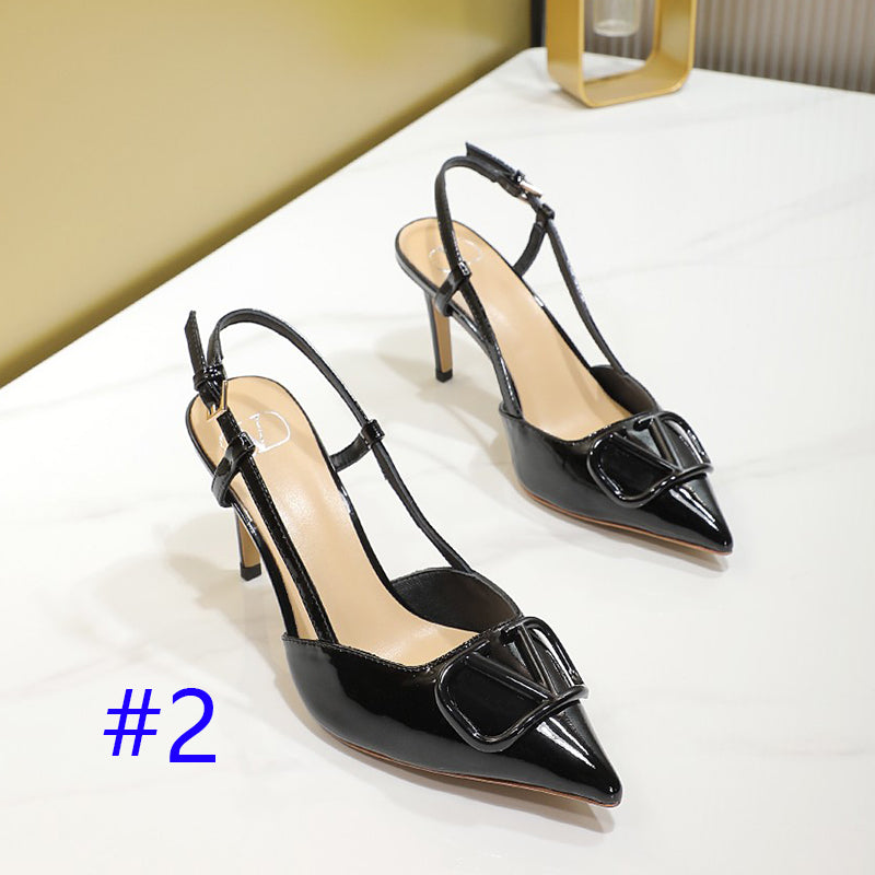 245RVL21Z Popular leather  High heels