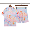 135RA139U Popular shirt and shorts set