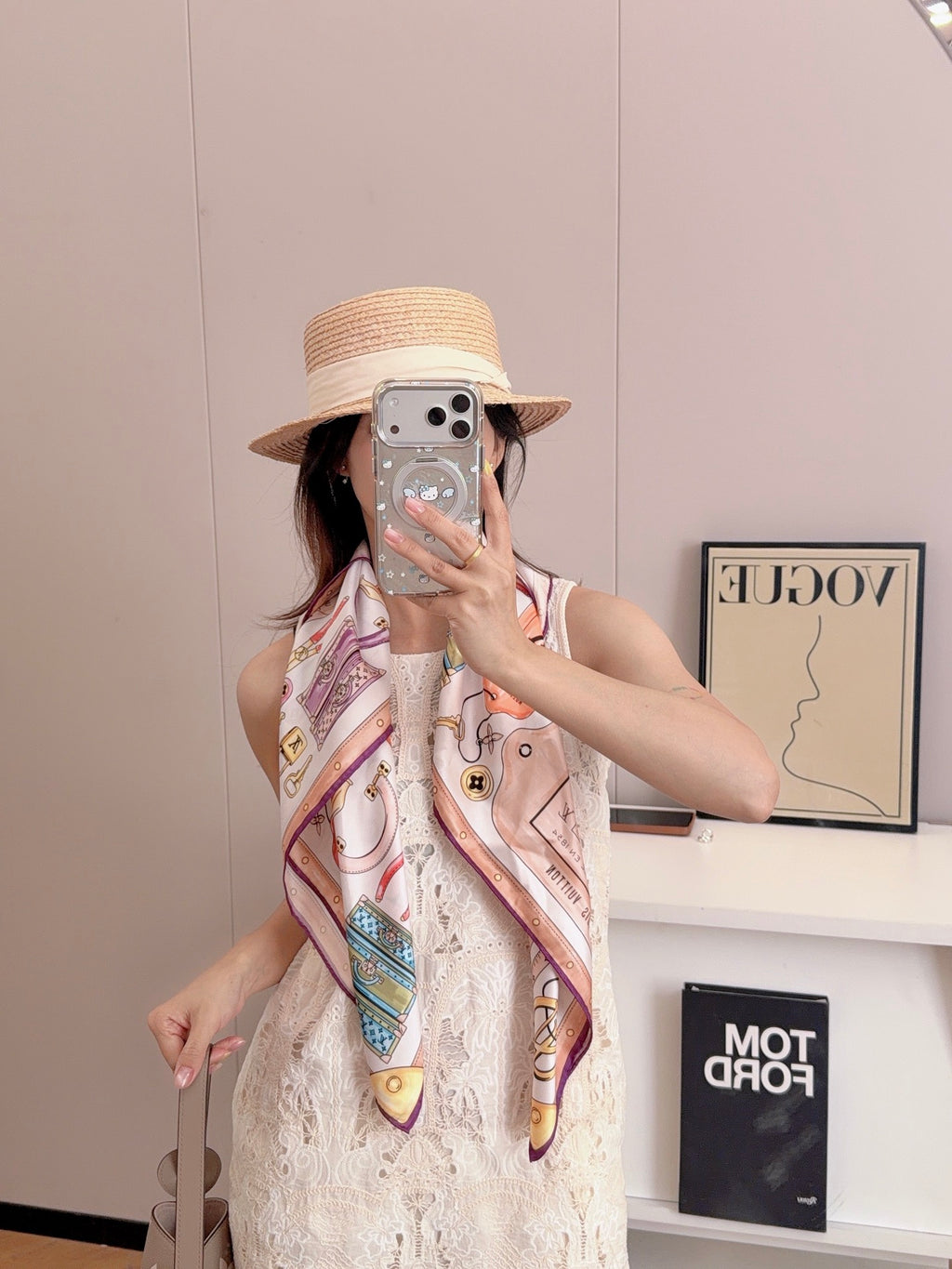 136NE18W Popular Silk Scarve