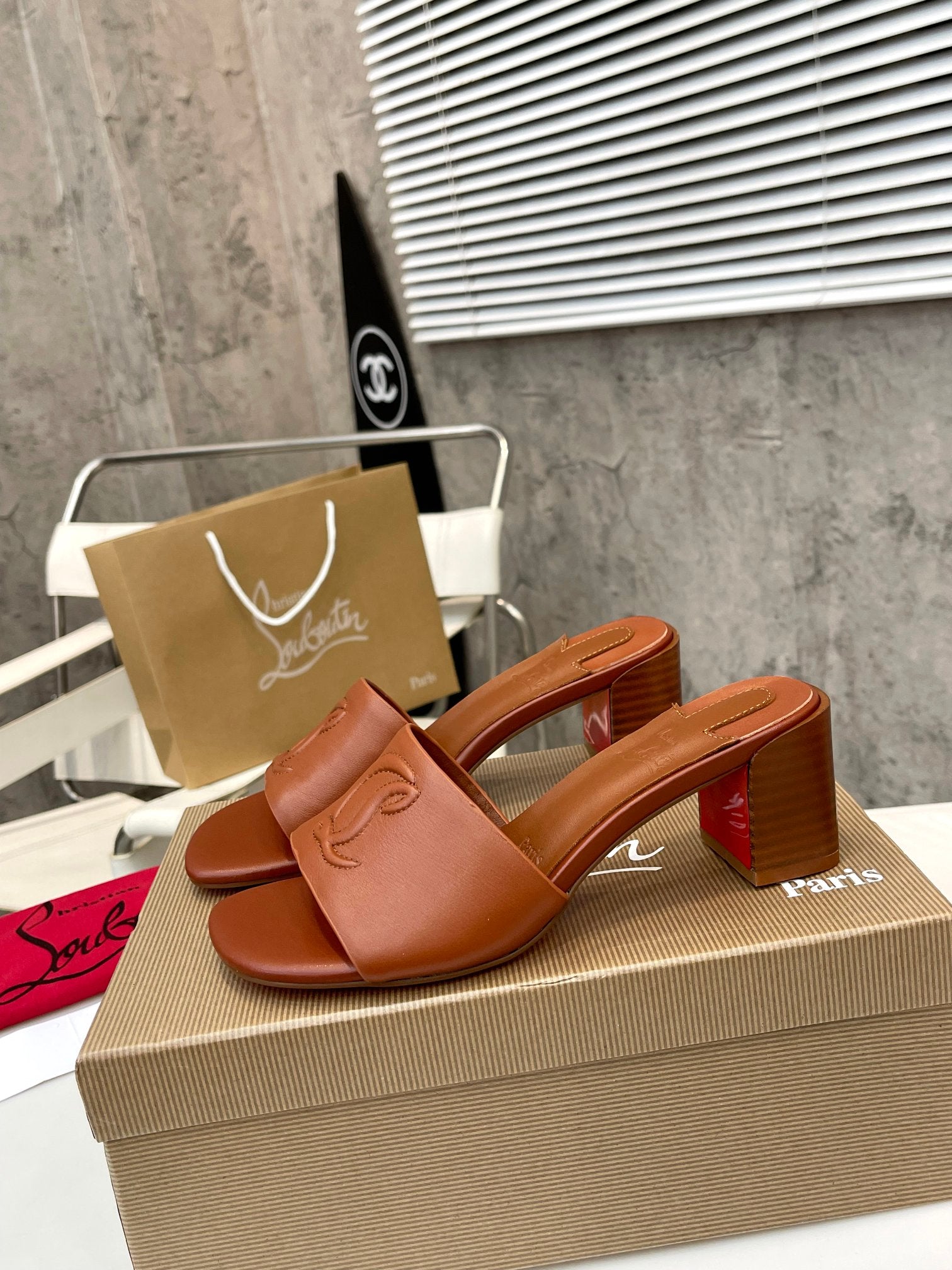 JXA28Z Popular leather High heels  Heel height 5.5cm