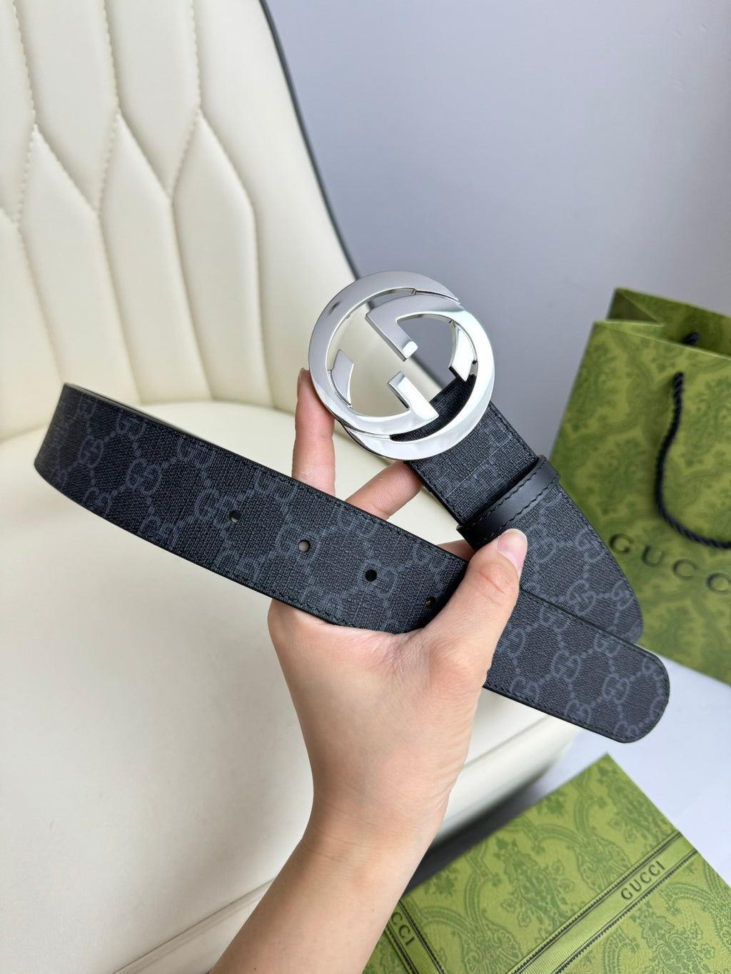 195NB3P Popular  high-quality leather belt
