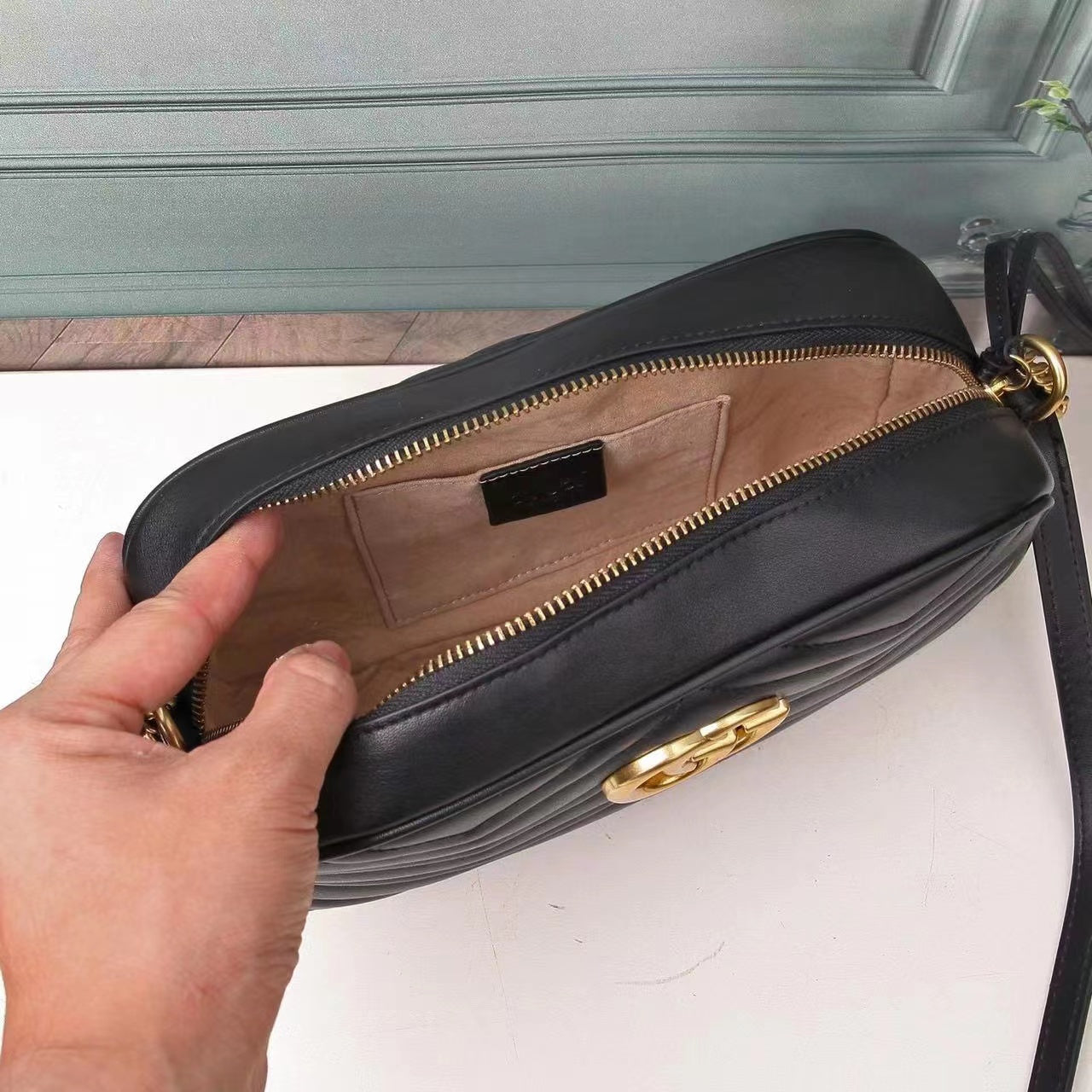 1B200B Popular  leather bag 