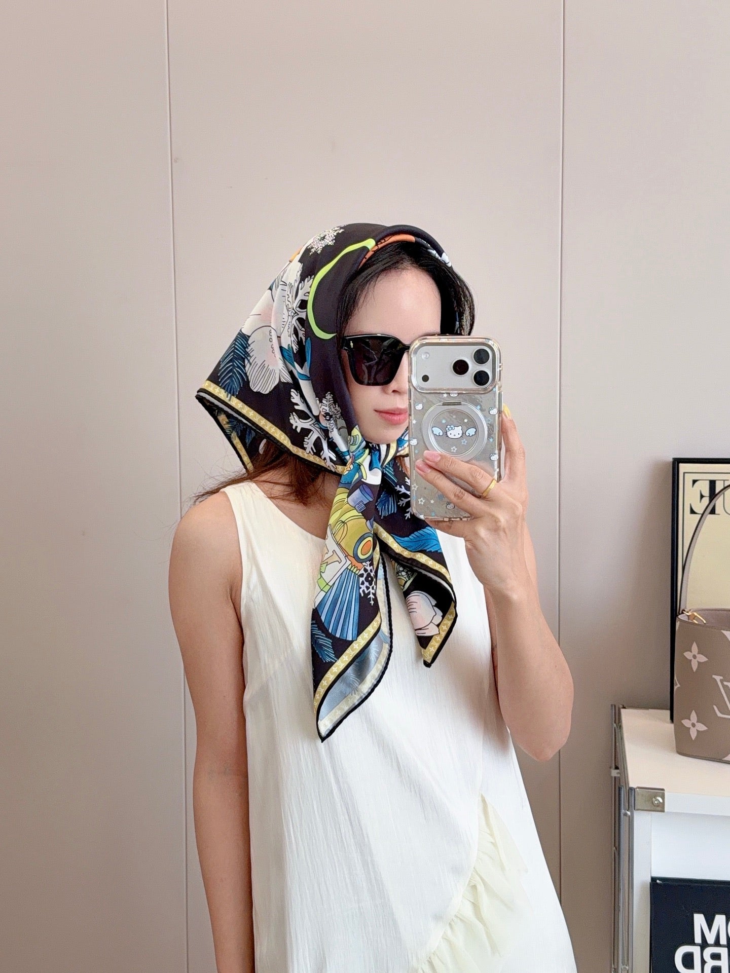 136NE6W Popular Silk Scarve