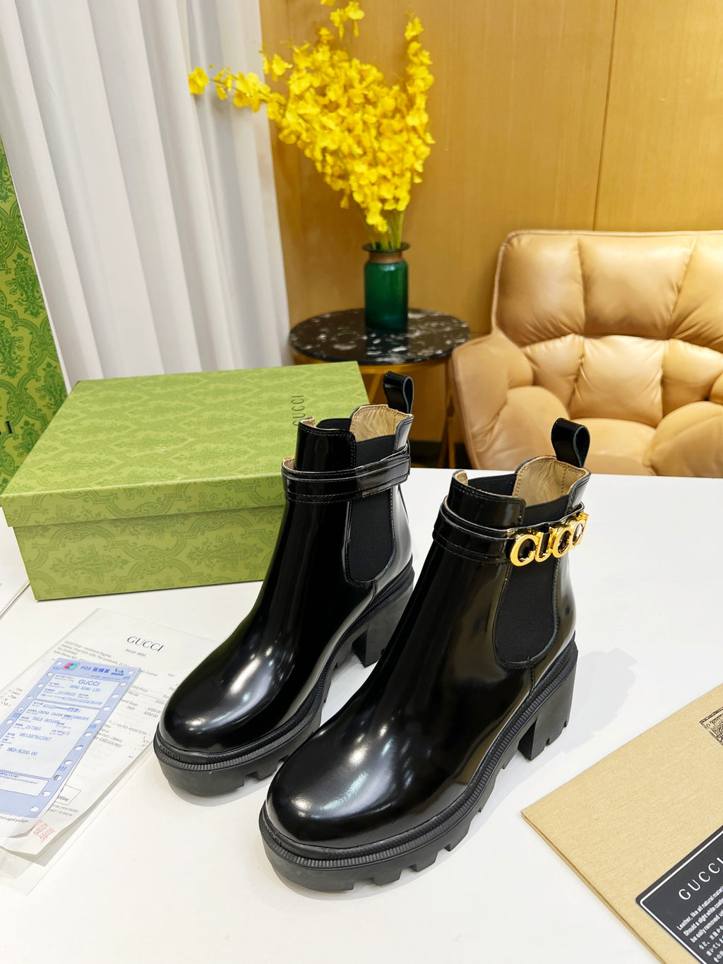 2XB196Z Popular leather boot (top layer leather lining)