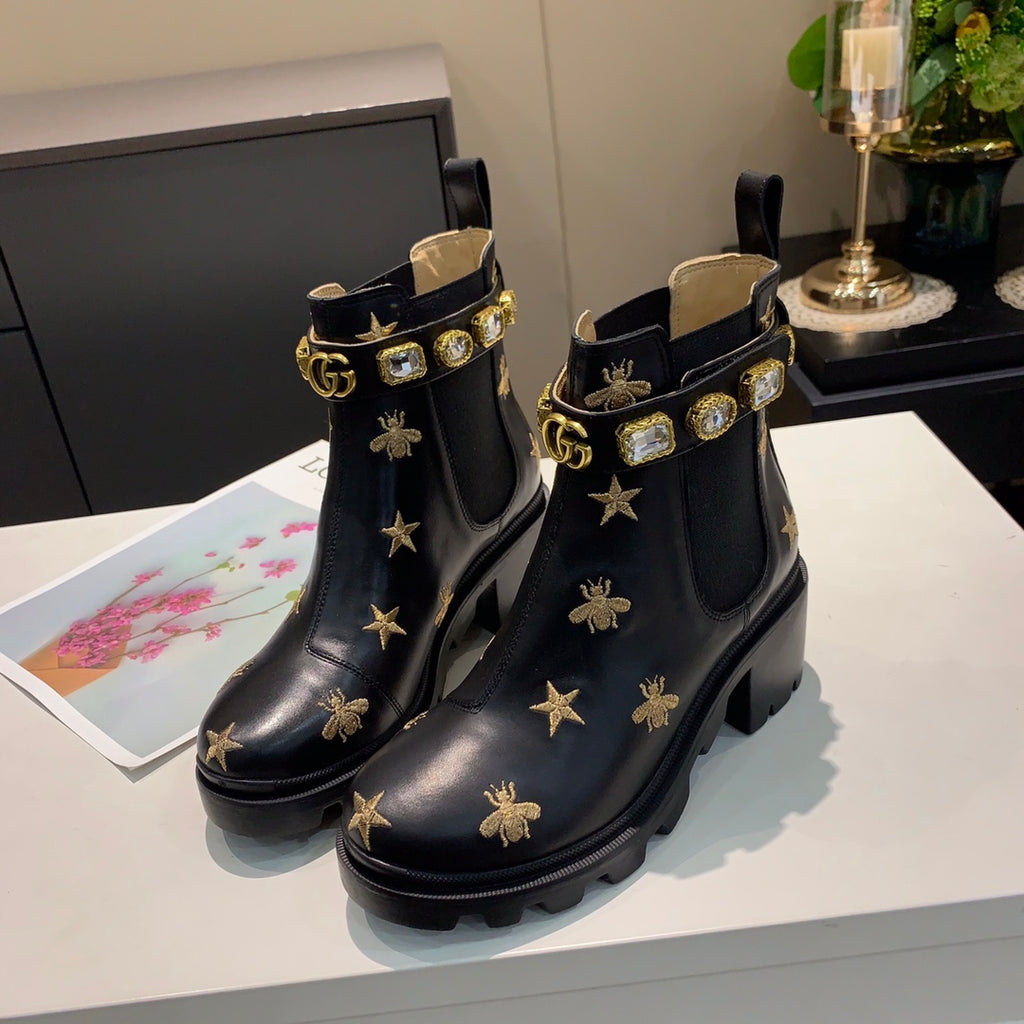 2XB199Z Popular leather boot (top layer leather lining)