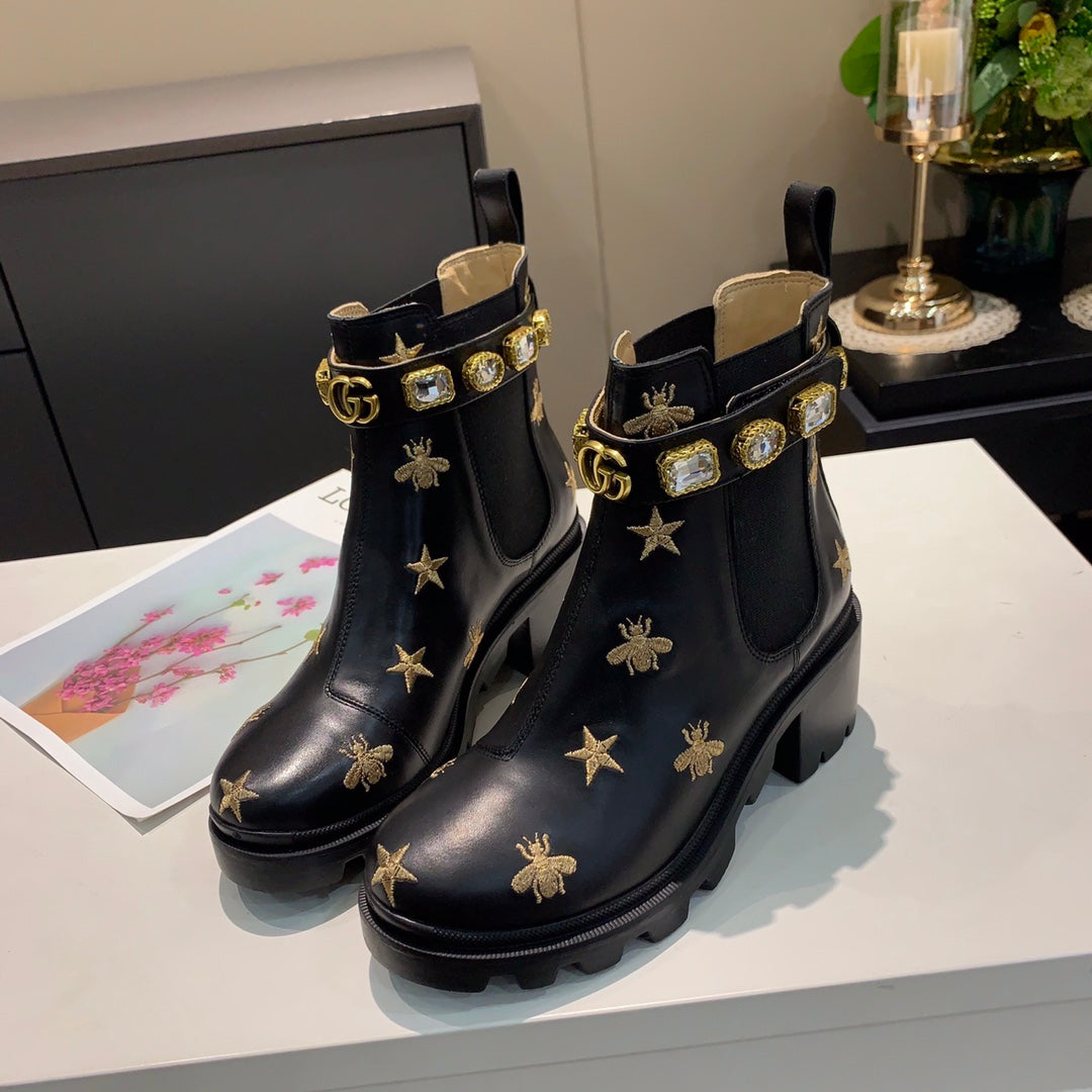2XB199Z Popular leather boot (top layer leather lining)