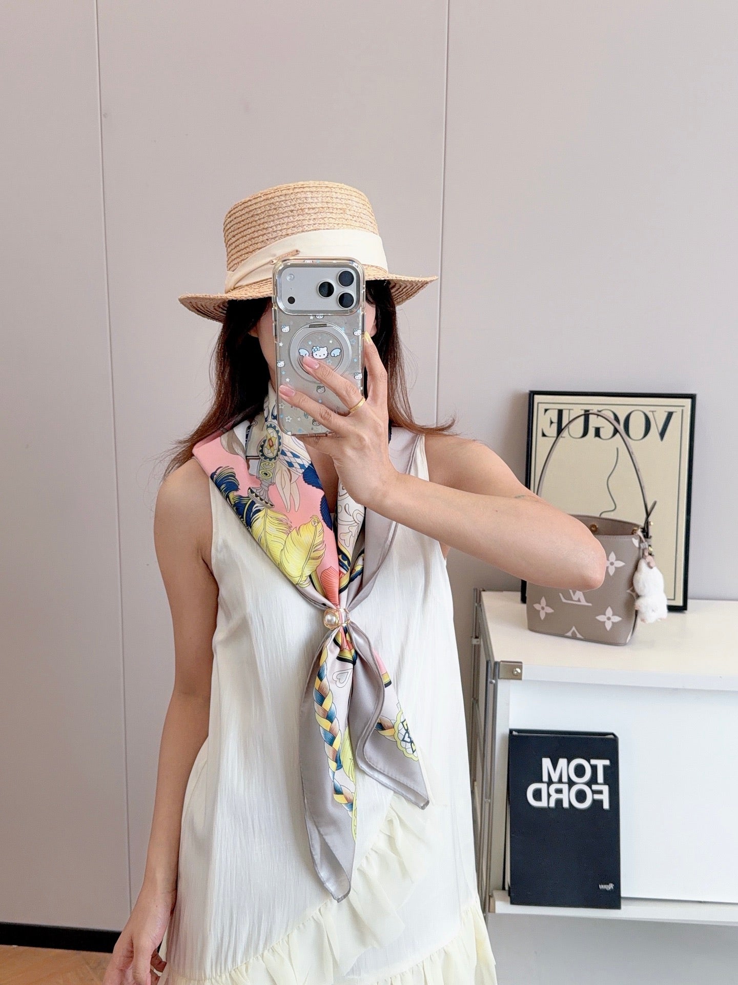 136NH9W Popular Silk Scarve