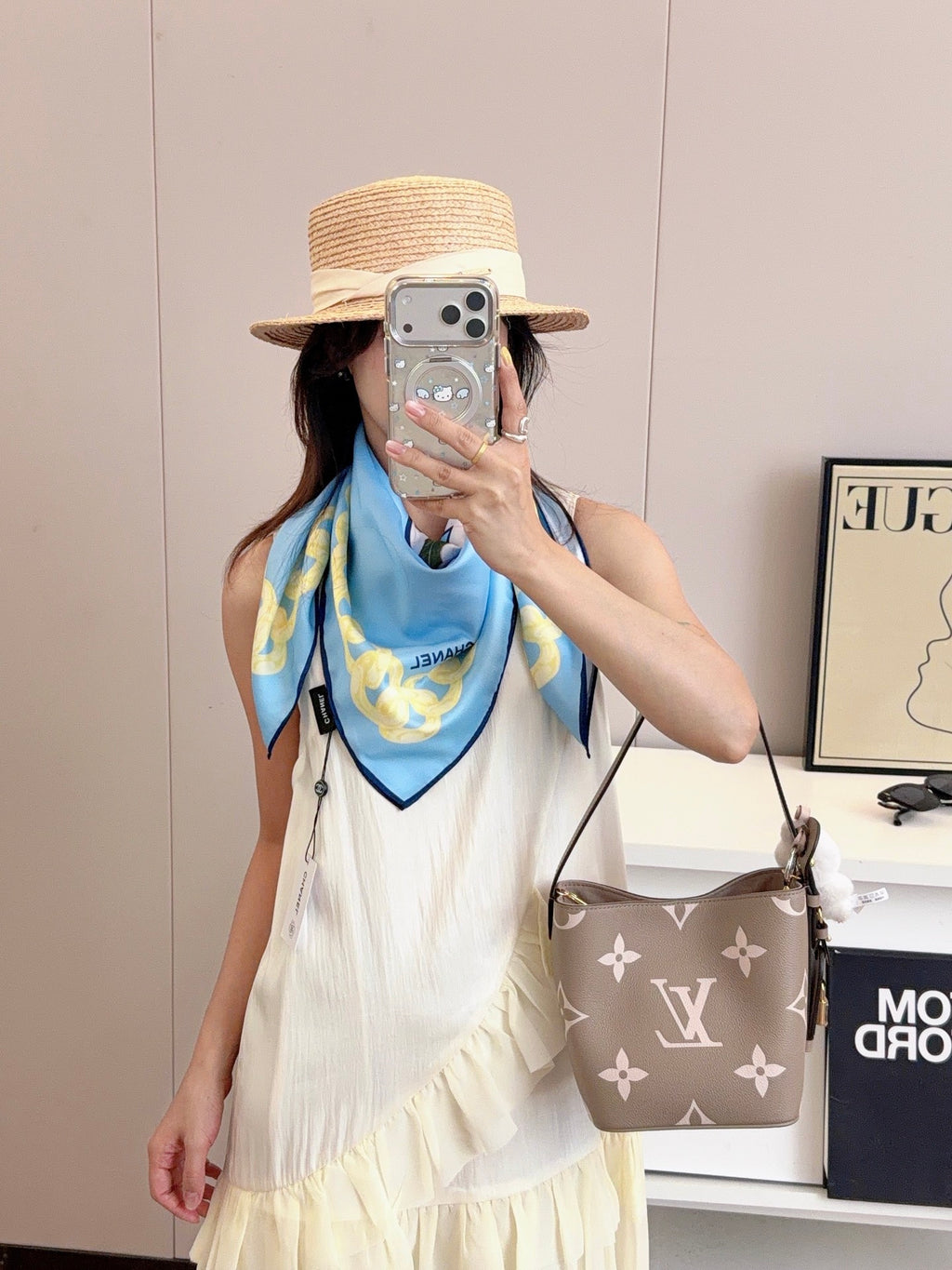 136NC16W Popular Silk Scarve