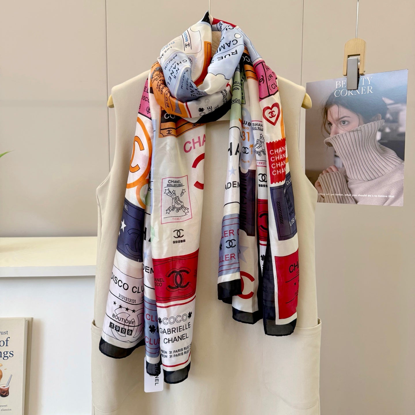 135ZC198W  Popular Silk Scarve