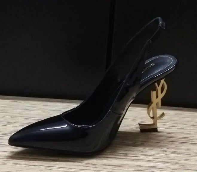 2XSL154Z Popular leather high heels(10.5cm)