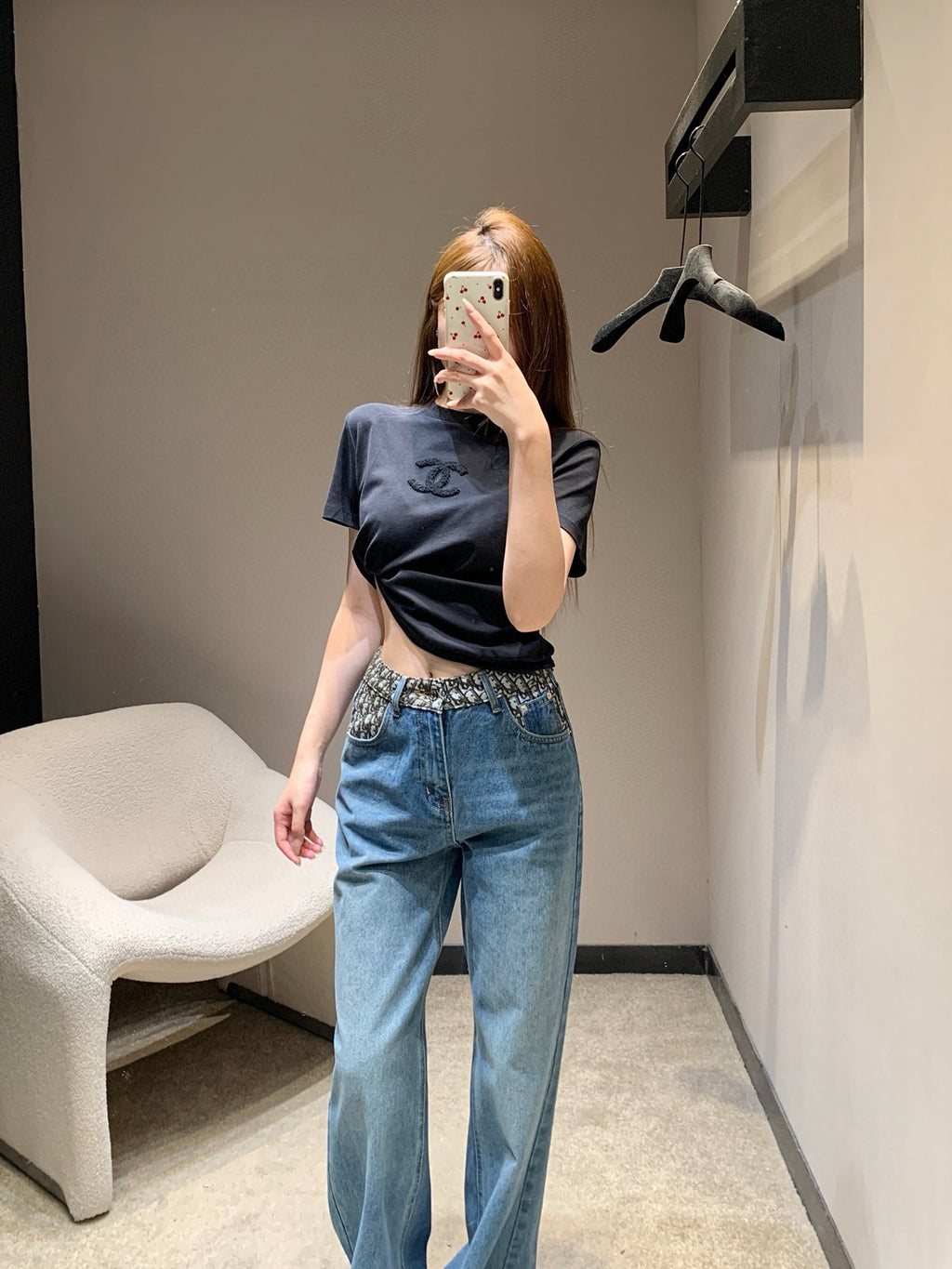 256XD57U Popular Pants fashion jeans