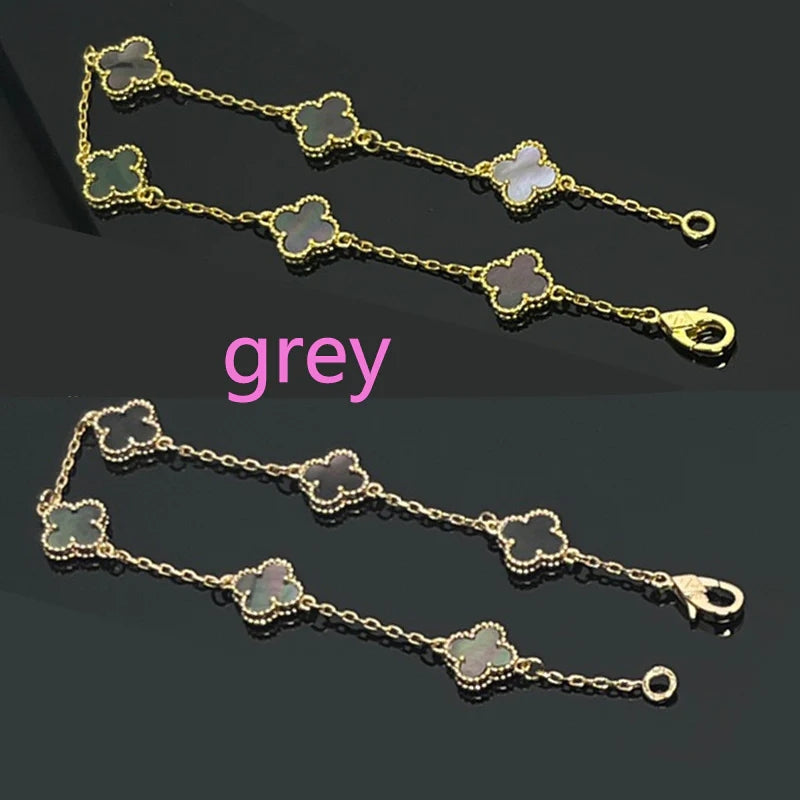 5XVA183K  Popular bracelets 6 flowers mini size 0.9cm flower