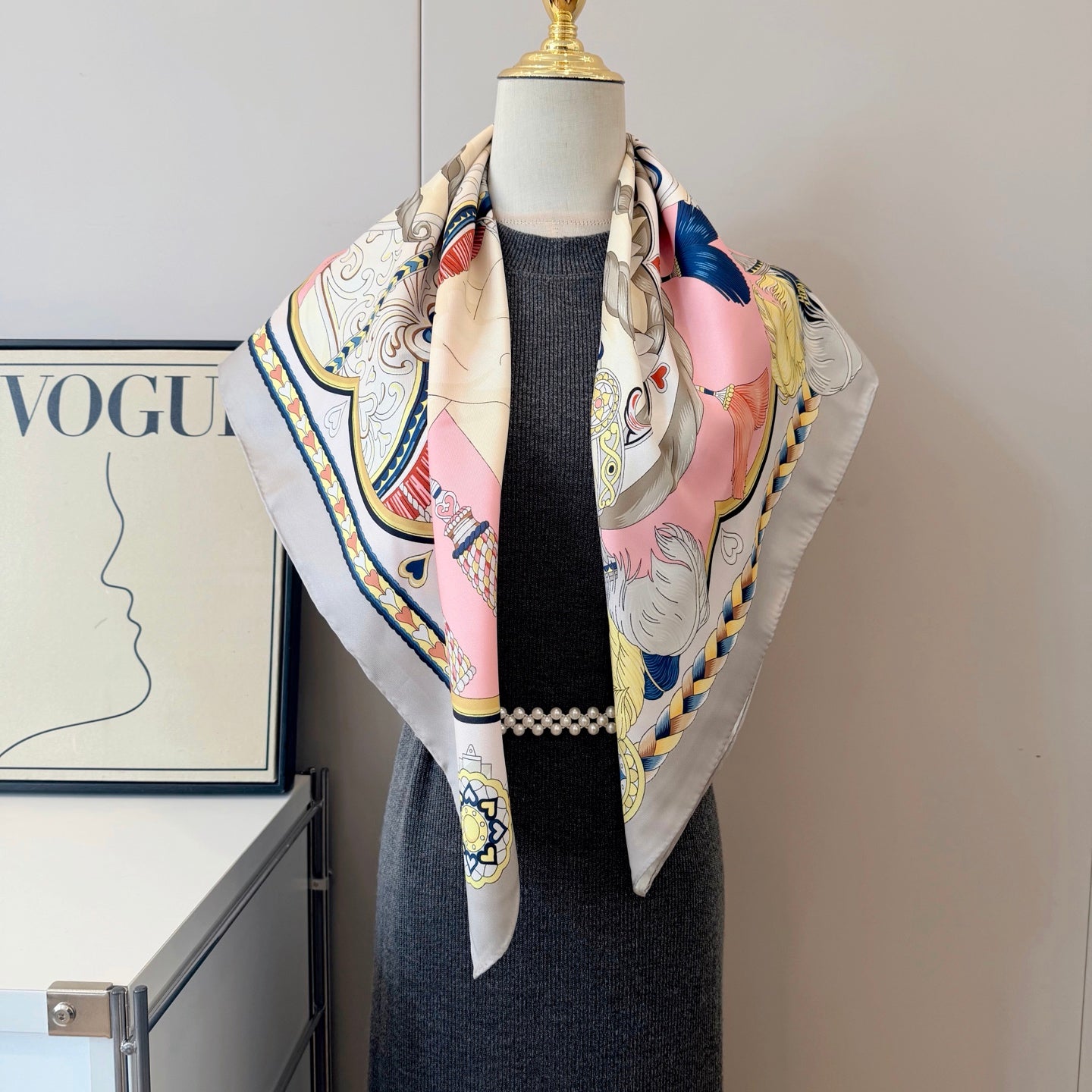 136NH9W Popular Silk Scarve
