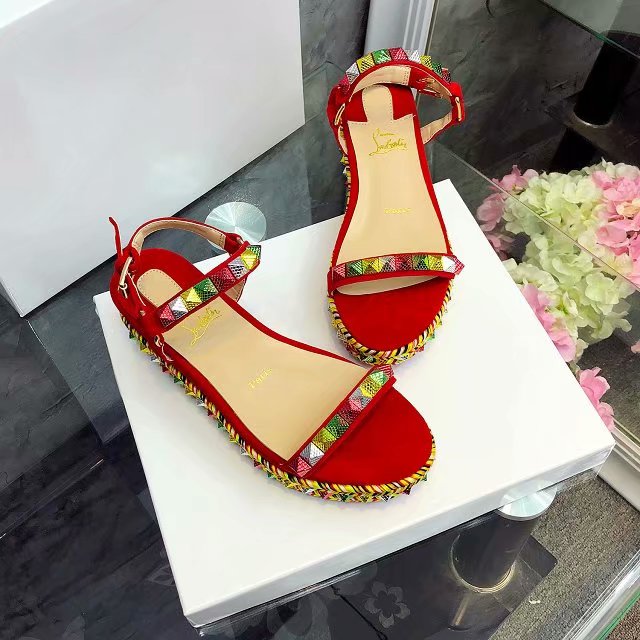 J4A57Z Popular leather High heels 6cm
