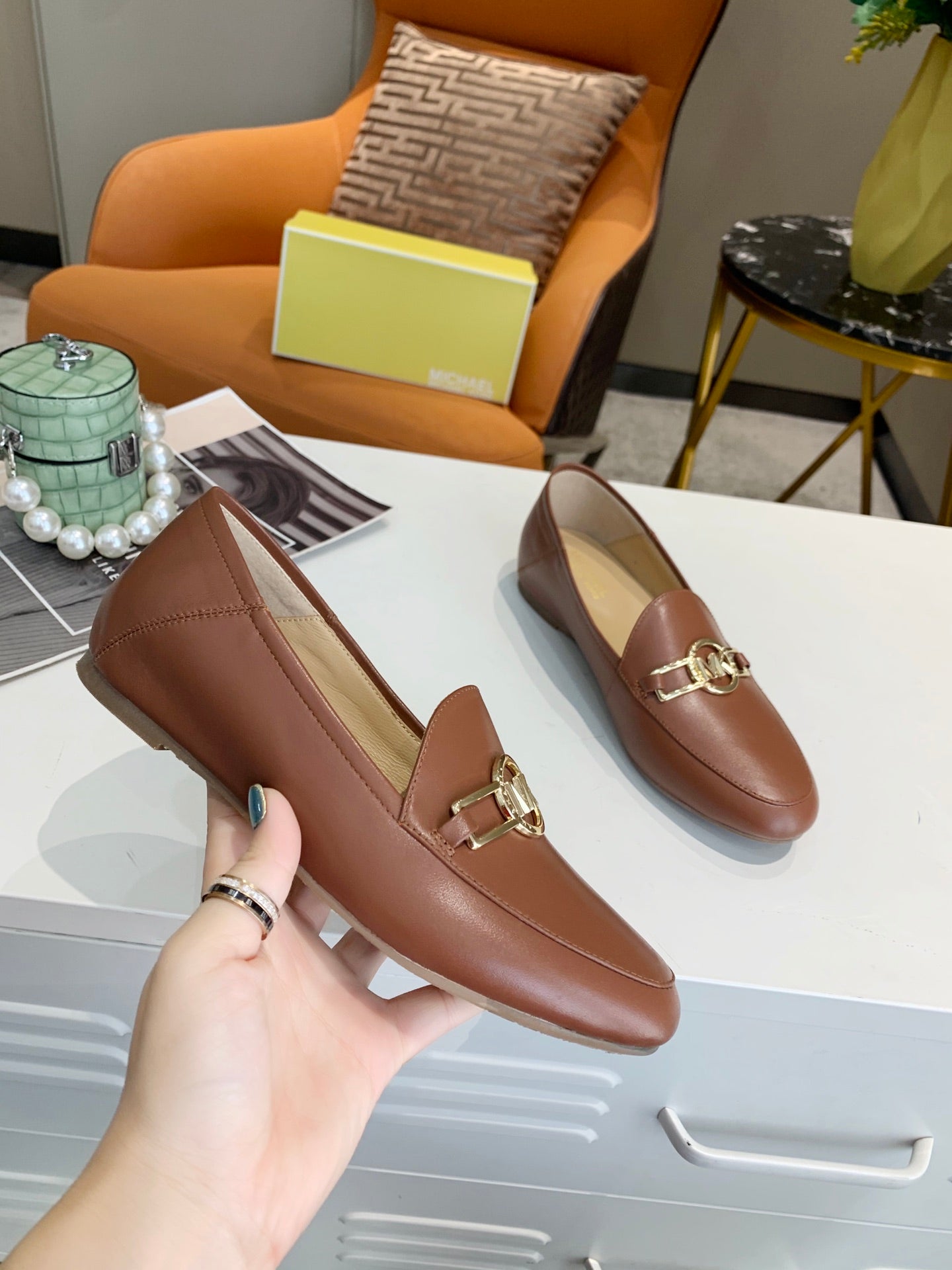 2105QA185Z Popular high-quality leather shoes
